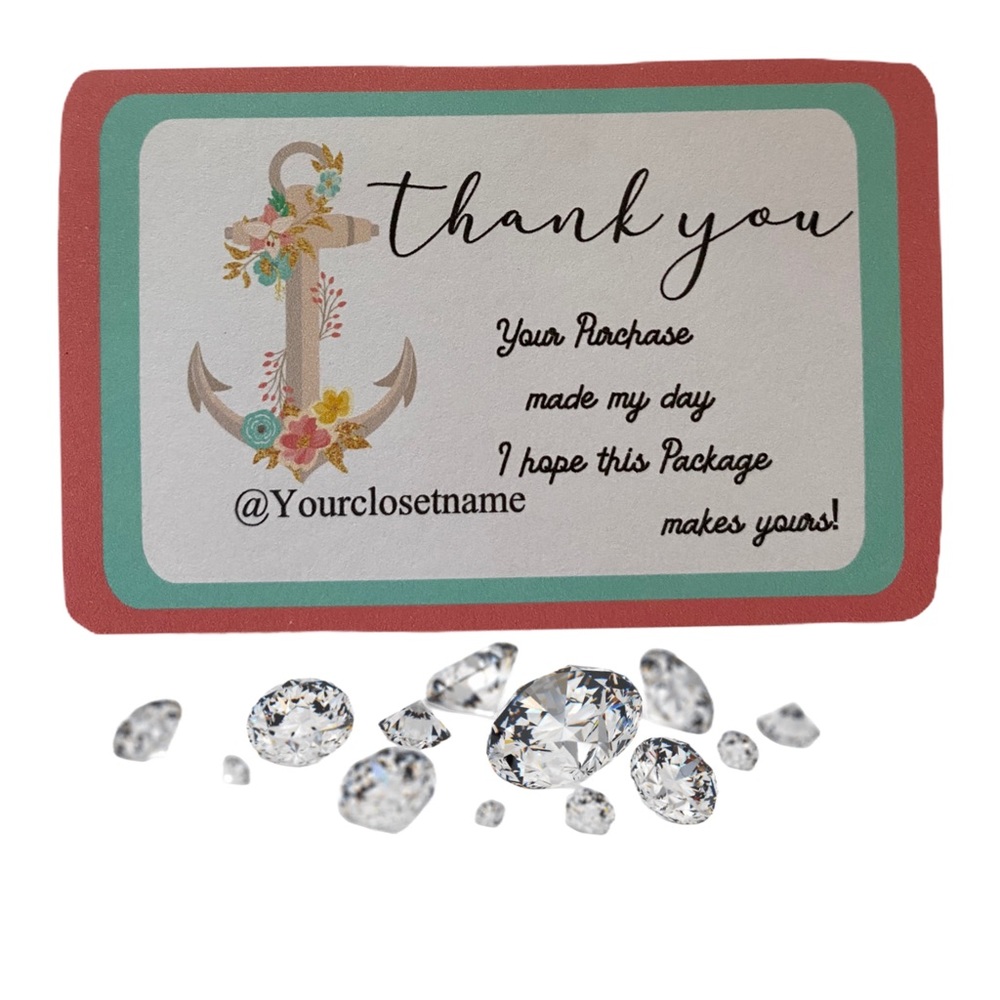 4 x 3 Thank you  for your purchase  Card